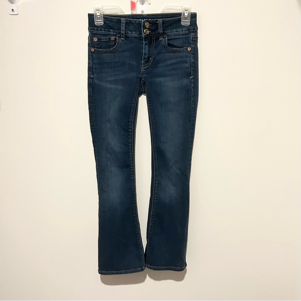 American Eagle Outfitters Dark Blue Flare Jeans